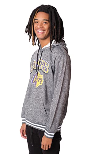Ultra Game NBA Men's Soft Fleece Hoodie Sweatshirt Heather Gray XX-Large