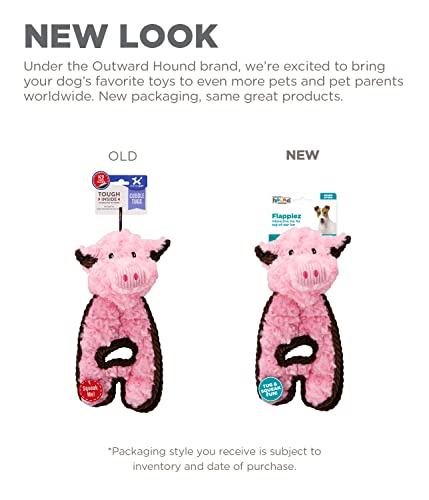 Charming Pet Cuddle Tugs Pig Plush Interactive Dog Tug Toy