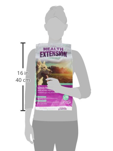 Health Extension Dry Dog Food, Natural Food with Added Vitamins and Minerals, Suitable for All Puppies, Grain Free, Duck Recipe with Whole Vegetable and Berries (4 Pound)