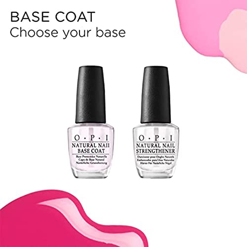 OPI Natural Nail Base Coat, Nail Polish Base Coat, 0.5 fl oz