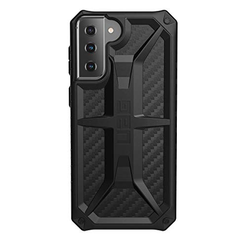 URBAN ARMOR GEAR UAG Designed for Samsung Galaxy S21 Plus Case Carbon Fiber Rugged Lightweight Slim Shockproof Premium Monarch Protective Cover, [6.7 inch Screen]