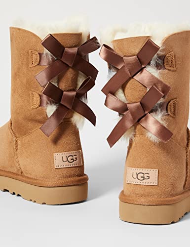 UGG Women's Bailey Bow II Boot, Chestnut, 5