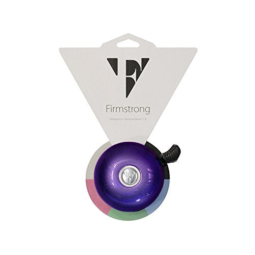 Firmstrong Classic Beach Cruiser Bicycle Bell, Purple