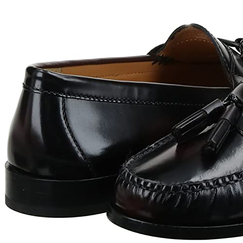 10.5 Wide US Cole Haan mens Pinch Tassel loafers shoes, Burgundy