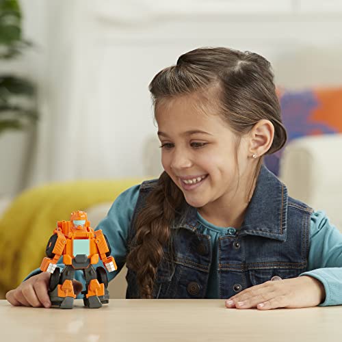 Playskool Heroes Transformers Rescue Bots Academy Team Pack, 4 Collectible 4.5-inch Converting Action Figures, Toys for Kids Ages 3 and Up