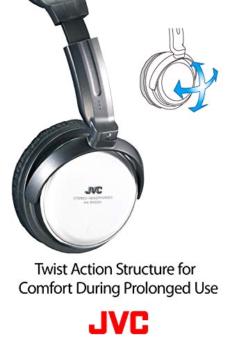 JVC HARX500 Full-Size Headphones (Silver)