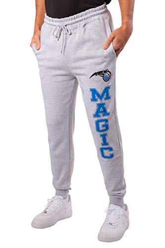 Ultra Game NBA Men's Team Soft Jogger Sweatpants , Left Leg Logo, XX-Large