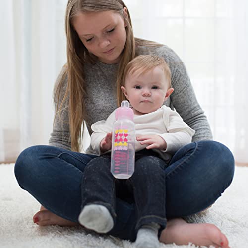 Dr. Brown’s Natural Flow® Anti-Colic Options+™ Narrow Sippy Bottle Starter Kit, 8oz/250mL, with Level 3 Medium-Fast Flow Nipple and 100% Silicone Soft Sippy Spout, Pink, 6m+