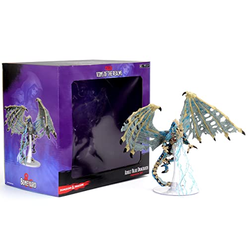 DandD Icons of the Realms Miniatures: Boneyard - Blue Dracolich Premium
