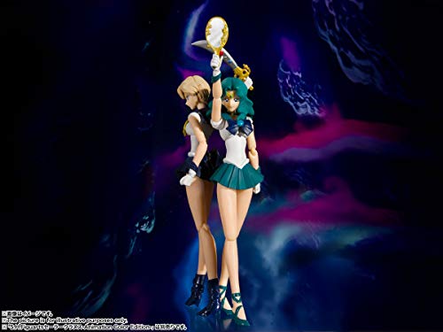 TAMASHII NATIONS Sailor Neptune-Animation Color Edition Pretty Guardian Sailor Moon, Bandai Spirits S.H.Figuarts (BAS61281)