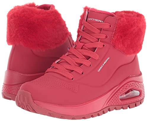 Skechers Women's Sneaker Fashion Boot, RED, 9