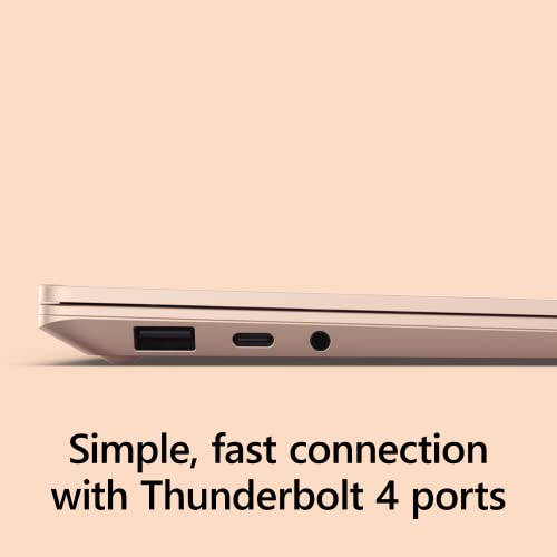 Microsoft Surface Laptop 5 (2022), 13.5' Touch Screen, Thin and Lightweight, Long Battery Life, Fast Intel i7 Processor for Multi-Tasking, 512GB Storage with Windows 11,Sandstone