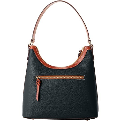 Dooney and Bourke Handbag, Pebble Grain Hobo Shoulder Bag - Black