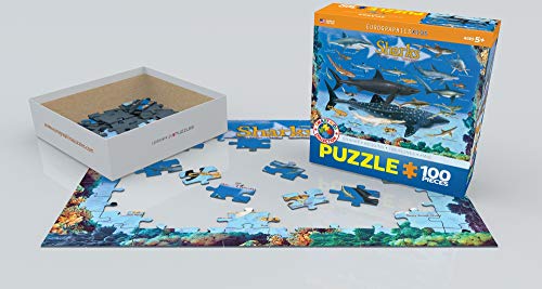 Sharks 100 Piece Jigsaw Puzzle