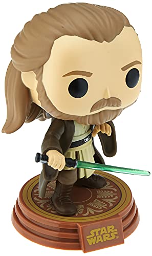 Funko Pop! Star Wars: Across The Galaxy - Qui-Gon Jinn Vinyl Bobblehead, Amazon Exclusive