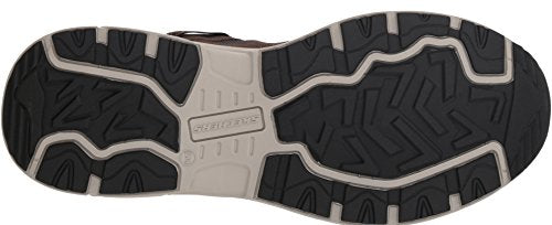 Skechers mens Oak Canyon Oxford, Chocolate/Black, 9.5 US