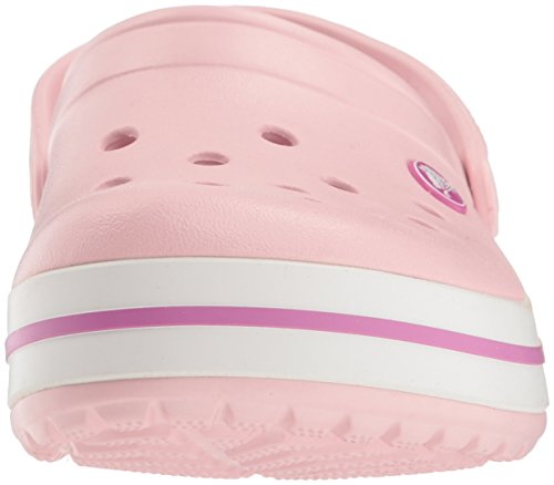 Crocs Unisex Crockband Clogs, Pearl Pink/Wild Orchid, 9 US Women