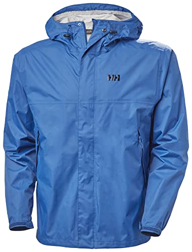 Small Helly-Hansen Men's Standard Loke Waterproof Windproof Breathable Rain Jacket, 606 Deep Fjord