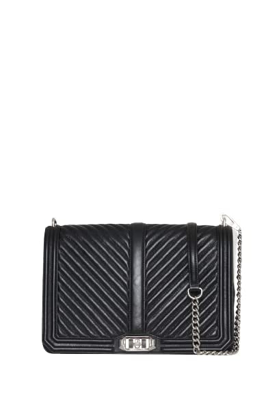 Rebecca Minkoff Chevron Love Quilted Crossbody Bag for Women – Versatile Women’s Crossbody Purse, Quality Leather Handbag for Women, Quilted Shoulder Bag, Chain Purse