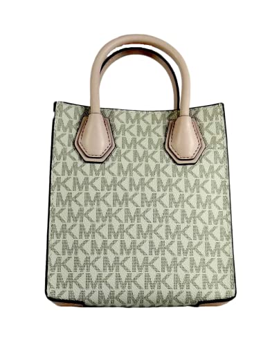 Michael Kors Mercer Extra-Small Pebbled Leather Crossbody Bag (PWD BLSH MLT)