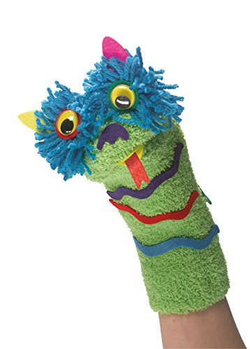 Creativity for Kids My First Sock Puppets for Kids - Create and Play Activity for Preschoolers, Makes 3 Plush Hand Puppets - Mess Free Crafts for Toddlers 2 x 10.5 x 12.13 inches