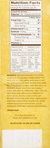 Trader Joe's Multigrain Pita Bite Crackers