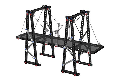 Thames and Kosmos Structural Engineering: Bridges and Skyscrapers | Science and Engineering Kit | Build 20 Models | Learn about Force, Load, Compression, Tension | Parents' Choice Gold Award Winner, Blue