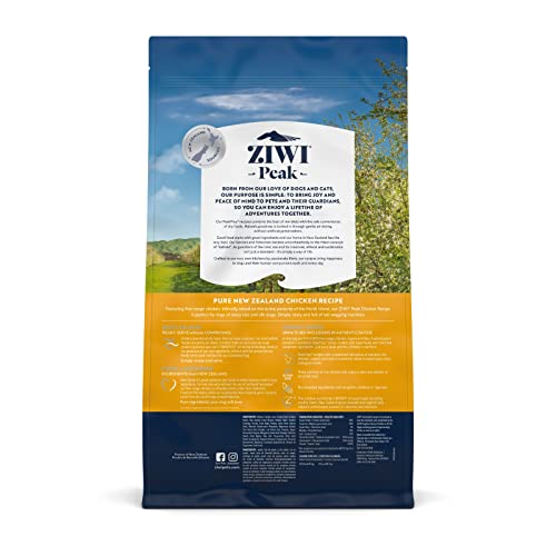 ZIWI Peak Air-Dried Dog Food – All Natural, High Protein, Grain Free and Limited Ingredient with Superfoods (Chicken, 5.5 lb)