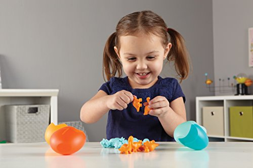Learning Resources Counting Dino-Sorters Math Activity Set, Dinosaur Sorting Toy, 65 Pieces, Ages 3+
