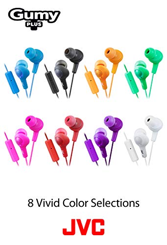 JVC HAFR6R Gumy Plus Headphones (Red)