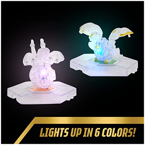 Bakugan Evolutions, Bakugan Genesis Collection Pack, 2 Light Up Bakugan Action Figures, 4 Exclusive Bakugan, 2 Nanogan, 8 Bakugan Cards and 4 BakuCores, Kids Toys for Boys Ages 6 and Up
