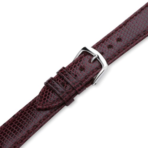 Hadley-Roma 16mm 'Women's' Leather Watch Strap, Color:red (Model: LSL715RC 160)