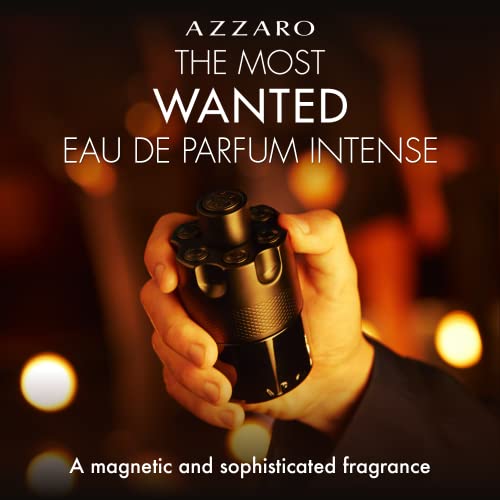 Azzaro The Most Wanted Eau de Parfum Intense — Mens Cologne — Fougere, Ambery and Spicy Fragrance, 1.6 Fl Oz