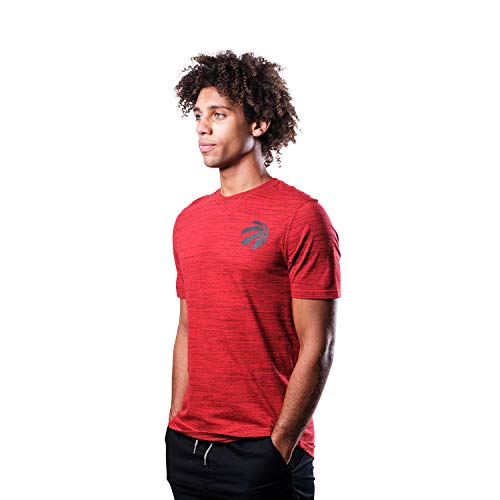 Ultra Game NBA Toronto Raptors Mens Space Dye Tee Shirt, Team Color, Large