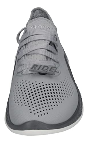 Crocs Men's LiteRide 360 Pacer Sneakers, Light Grey/Slate Grey, 10 Men