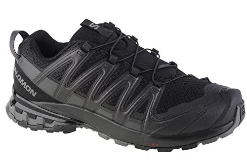 Salomon XA PRO 3D V8 Trail Running Shoes for Men, Black/Black/Magnet, 13