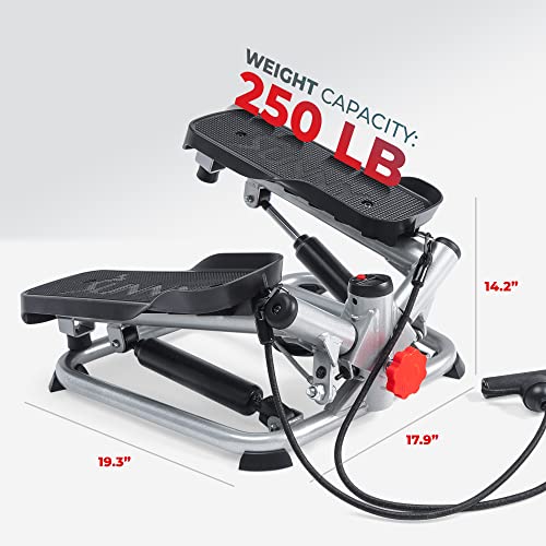Sunny Health and Fitness Total Body Advanced Stepper Machine - SF-S0979, Gray