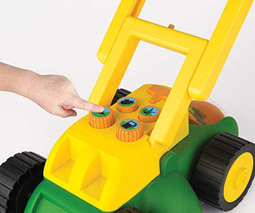 John Deere Electronic Toy Lawn Mower, Ages 2 and Up , Green