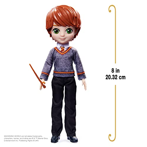 Wizarding World Harry Potter, 8-inch Ron Weasley Doll, Kids Toys for Girls and Boys Ages 6 and up