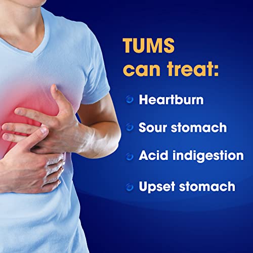 TUMS Extra Strength Antacid Tablets for Chewable Heartburn Relief and Acid Indigestion Relief, Assorted Fruit Flavors - 330 Count
