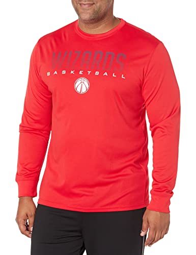 Ultra Game -NBA Men's Active Long Sleeve Pullover T-Shirt