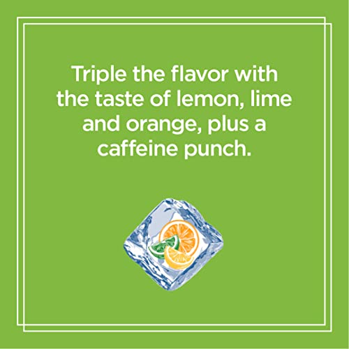 Sparkling Ice +Caffeine, Citrus Twist Flavored Sparkling Water with Caffeine, Zero Sugar, with Vitamins and Antioxidants, Low Calorie Beverage, 16 fl oz Cans (Pack of 12)