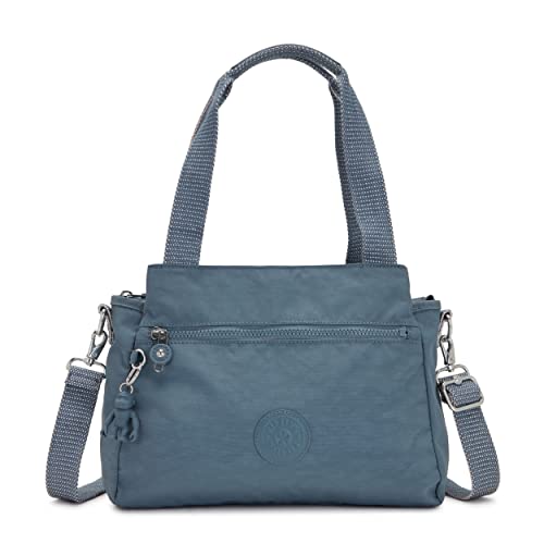 Kipling Women's Elysia Crossbody, Lightweight, Multi-Compartment Magnetic Snap Pockets, Shoulder Bag, Brush Blue
