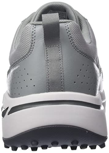 Skechers Men's Go Arch Fit Golf Shoe Sneaker, Gray, 10