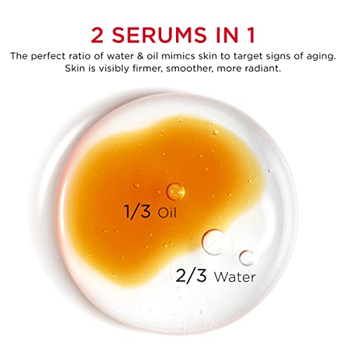 Clarins Double Serum | Award-Winning | Anti-Aging | Visibly Firms, Smoothes and Boosts Radiance in Just 7 Days* | 21 Plant Ingredients, Including Turmeric | All Skin Types, Ages and Ethnicities
