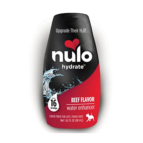 Nulo Hydrate Premium Water Enhancer for Cats, with Nutritional Electrolytes to Help Water Absorption Along with Amino Acids and Vitamins to Support Your Cats Overall Health, Pack of 12
