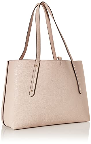 GUESS Womens Eco Brenton Tote Shoulder Bag, Almond, One Size US
