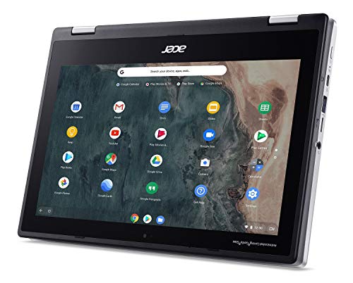 Acer Chromebook Spin 311 Convertible Laptop | Intel Celeron N4000 | 11.6' HD Touch Corning Gorilla Glass Display | 4GB LPDDR4 | 64GB eMMC | Intel 802.11ac Gigabit WiFi 5 | Chrome OS | CP311-2H-C7QD