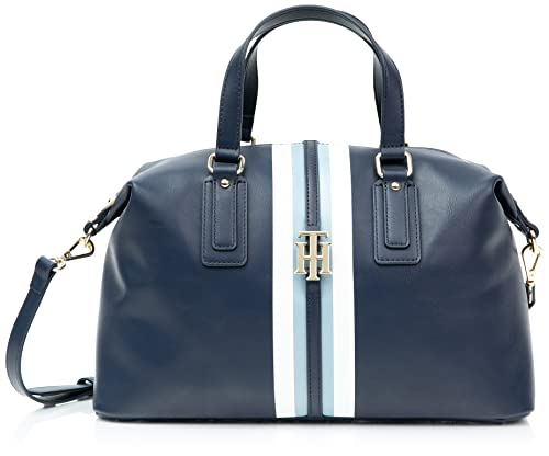 Tommy Hilfiger Jaden Satchel Crossbody Bag, Navy