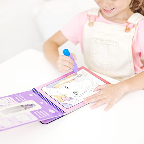 Melissa and Doug On the Go Water Wow! Reusable Water-Reveal Activity Pads, 3-pk, Makeup, Fairy Tales, Animals - Travel Toys, Party Favors, Stocking Stuffers, Mess Free Coloring Books For Kids Ages 3+